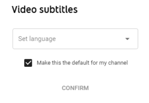 YouTube Video title and description translation feature