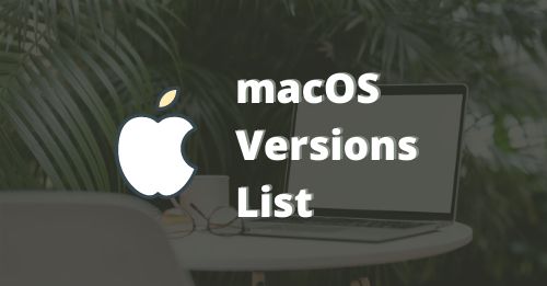 list of macos versions wiki