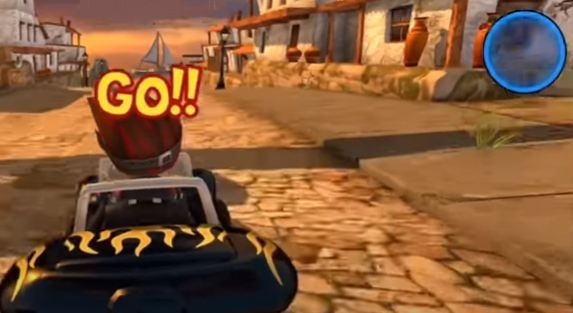 Jump Start in Beach Buggy Racing Game