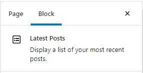 WordPress Latest Posts Block
